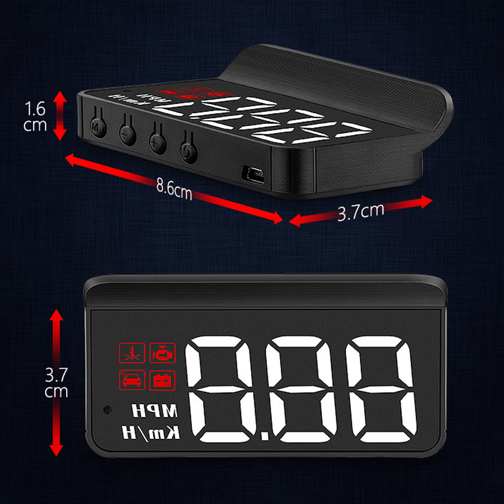 M3 Car OBD2 GPS Head-Up Display Pantalla de proyector HUD para automóvil