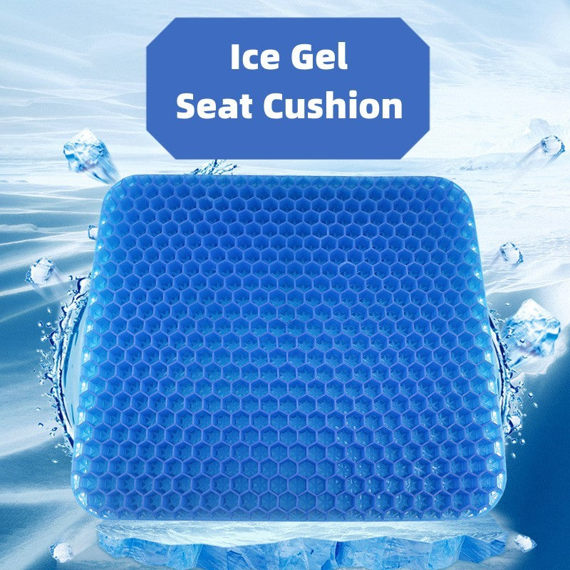 Coussin de siège en Gel d'été, conception respirante en nid d'abeille pour soulager la pression, douleur au coccyx, pour la maison et la voiture