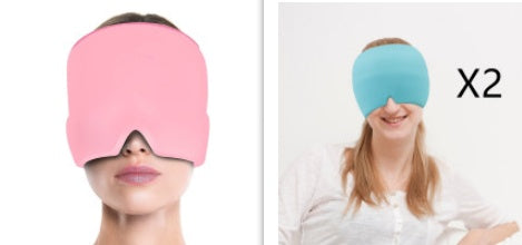 Mascarilla para ojos en gel para aliviar el dolor de cabeza