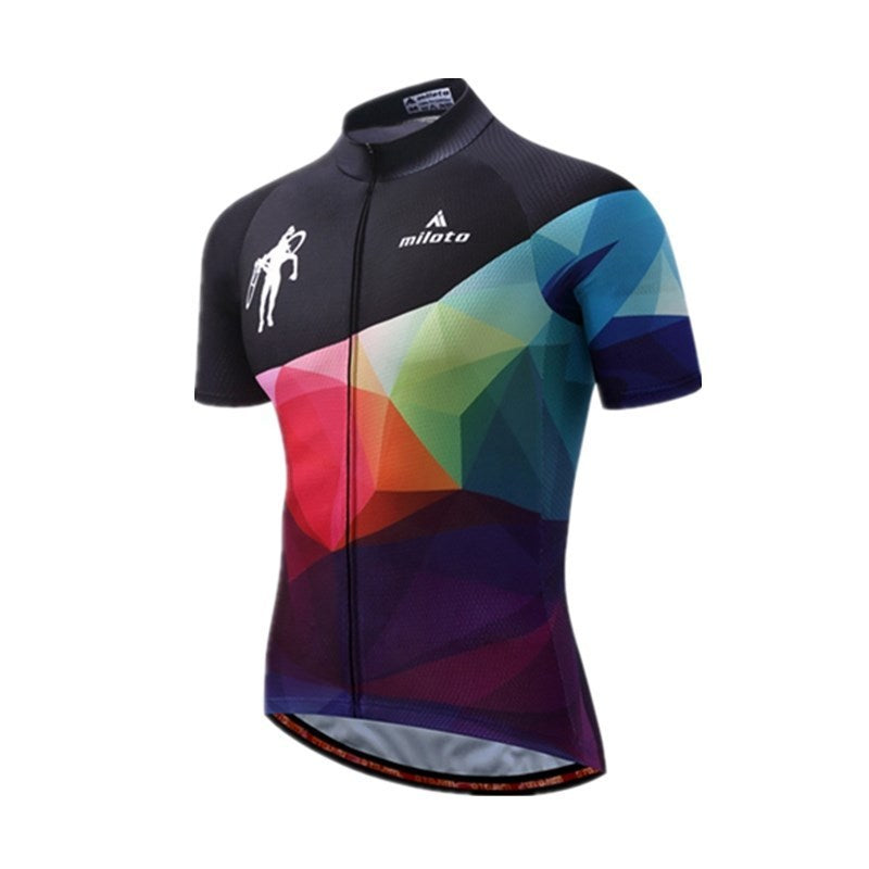 Camisetas de ciclismo de verano para hombres y mujeres, camisetas de ciclismo transpirables para exteriores