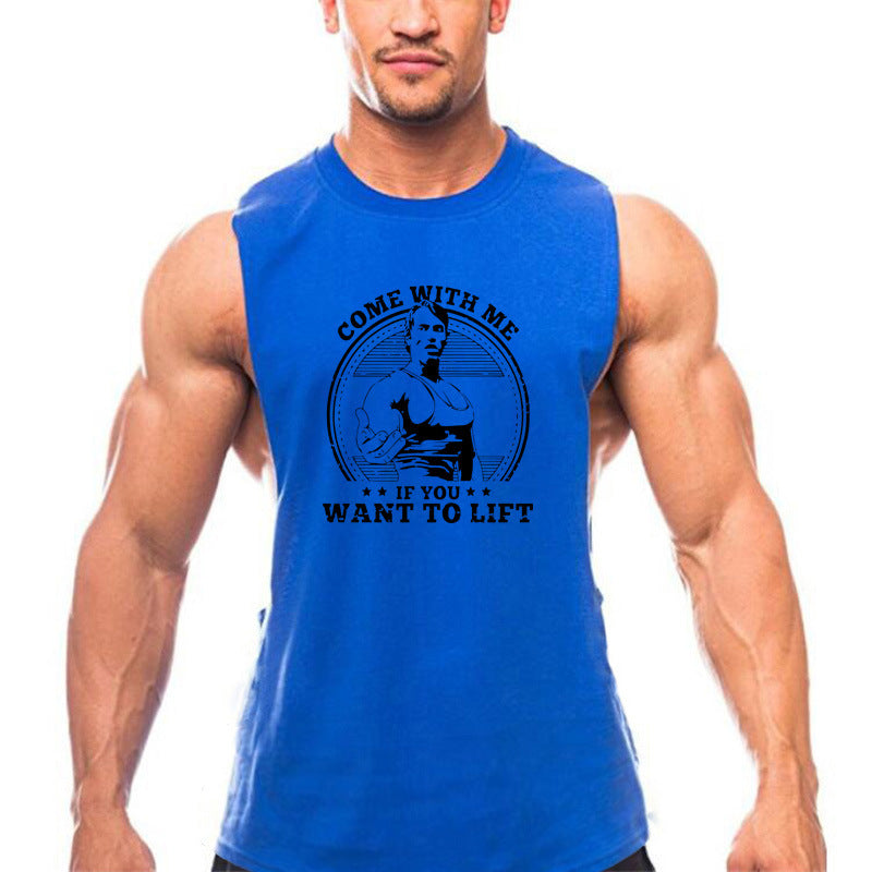 Mr Bodybuilding Sports Vest - Ropa de entrenamiento de algodón para hombre