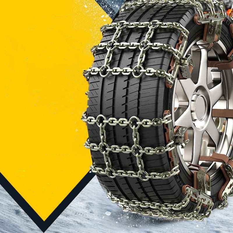 Chaîne antidérapante pour pneus de voiture, bande de chaîne antidérapante d'urgence pour la neige