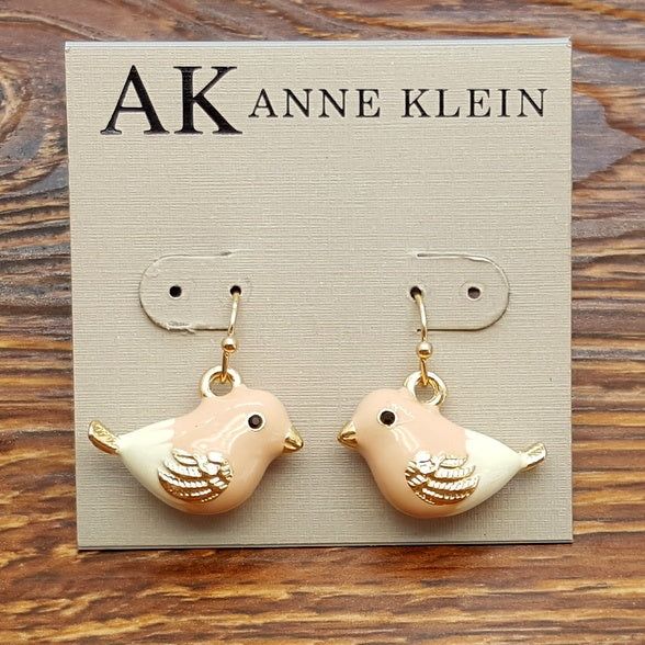 Colored Enamel Glaze Lovely Birds Creative Earrings