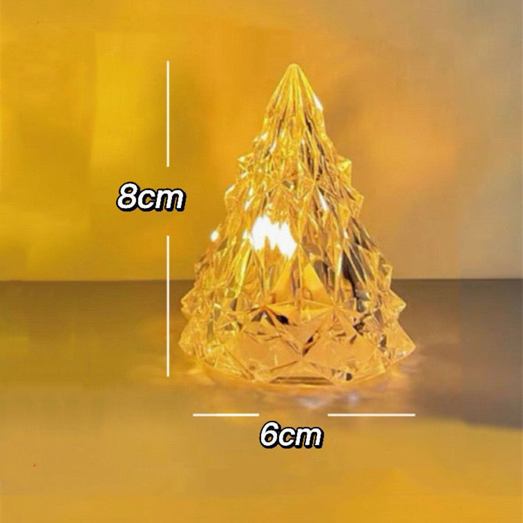 Ins Beautiful Iceberg Night Led Lights Lámpara de cristal con adornos navideños Led creativos de alto valor