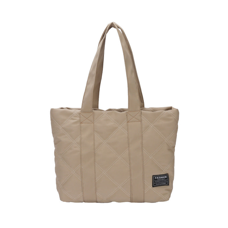 Sac de transport à main de banlieue Big Bag matelassé en diamant