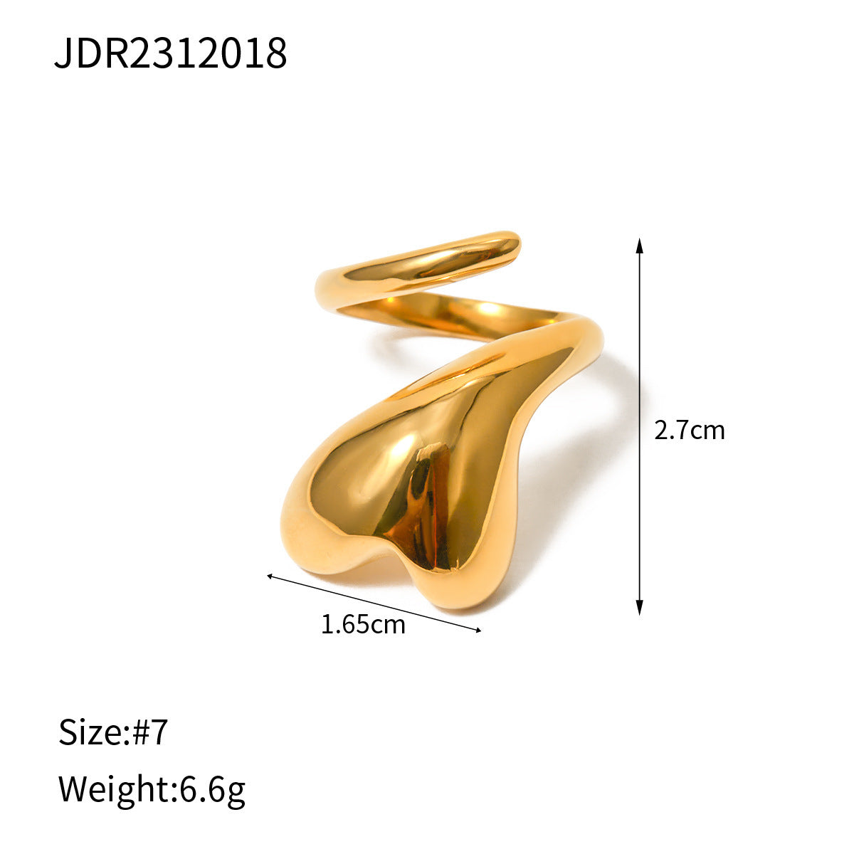 Stainless Steel Heart Cord For Braiding Ring Does Not Fade