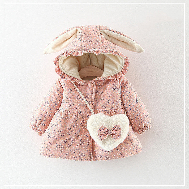 Vêtements d'hiver rembourrés en coton épais pour filles, vêtements chauds en coton