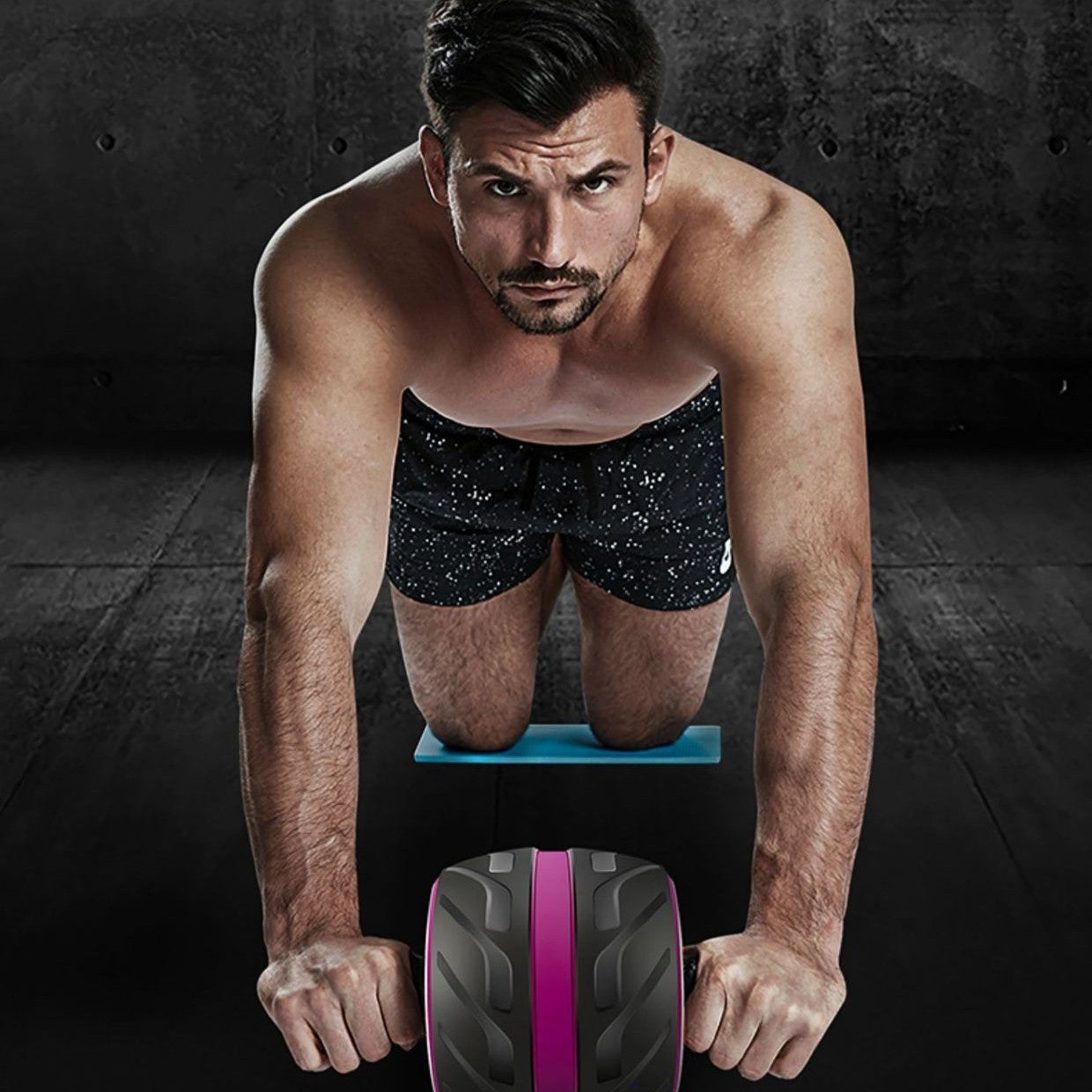 Rodillo de rueda de abdominales silencioso para entrenador de abdominales de rebote automático