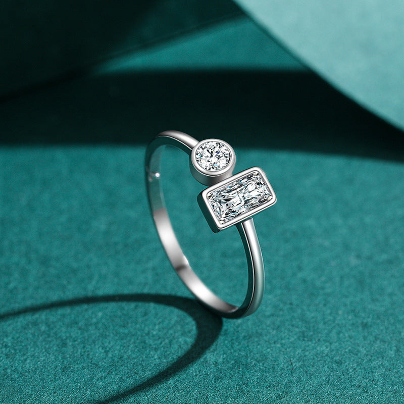 Women's Special-interest Design Ins Simple S925 Silver Ring