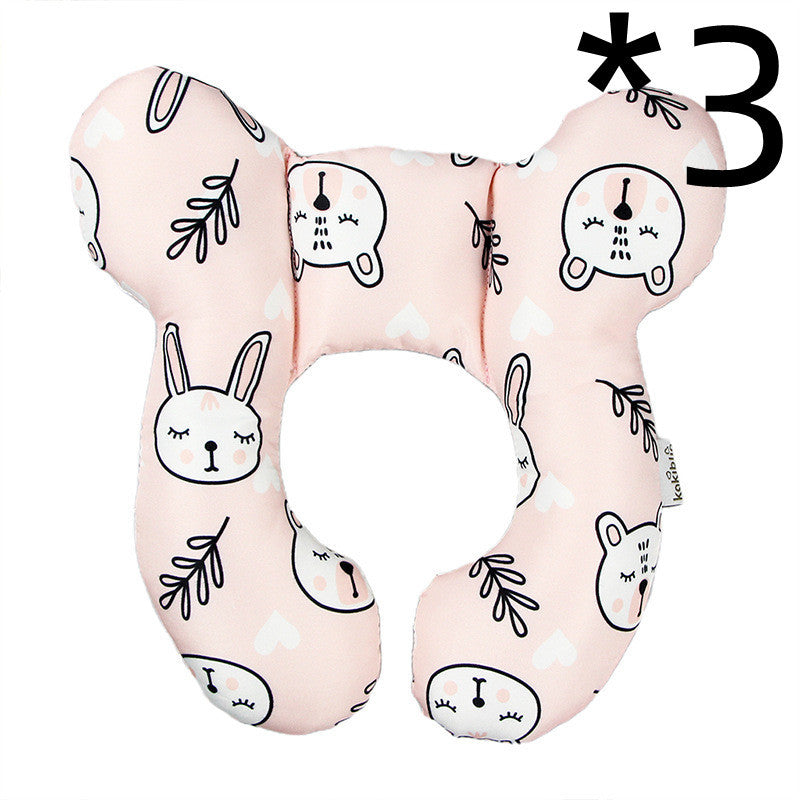 Oreillers de protection pour bébé, coussin de soutien en forme de U pour voyage et voiture