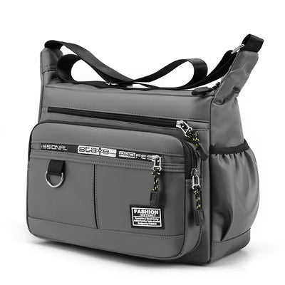Bolso bandolera de gran capacidad con múltiples bolsillos