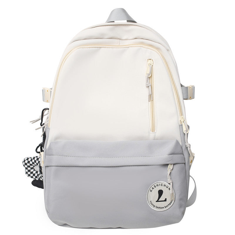 Sac à dos simple pour femme Sac à dos de grande capacité