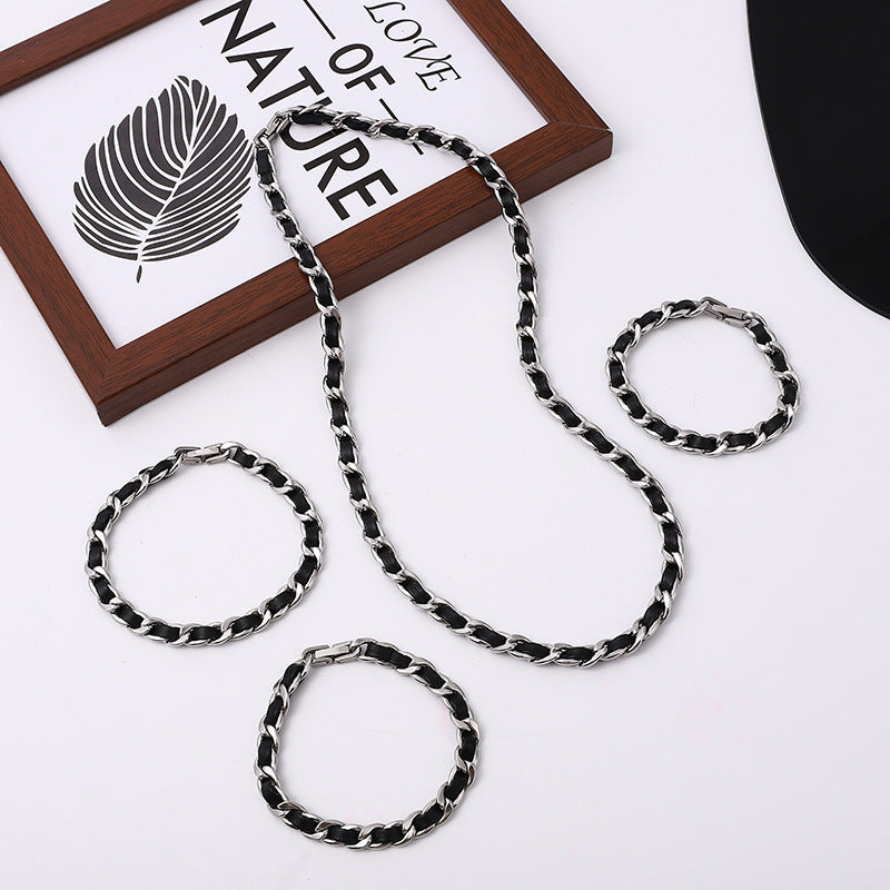 Collier Design de Niche Hip Hop Bracelet Accessoires