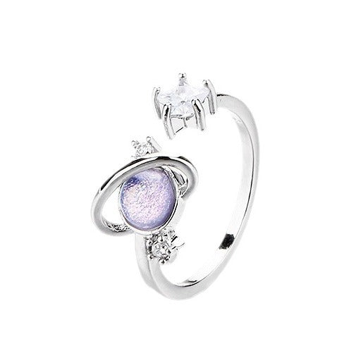 Women's Fashion Simple Fantasy Planet Ring