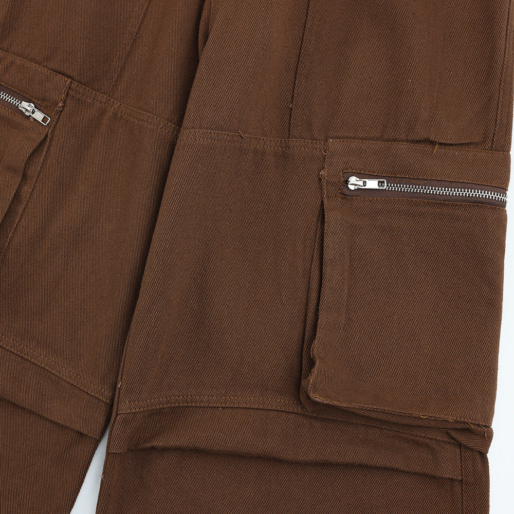 Men's Fashion Wide-leg Straight Long Pants