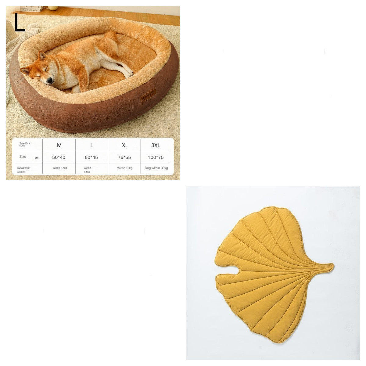 Lit pour chien amovible et lavable, lit chaud pour chat pour dormir