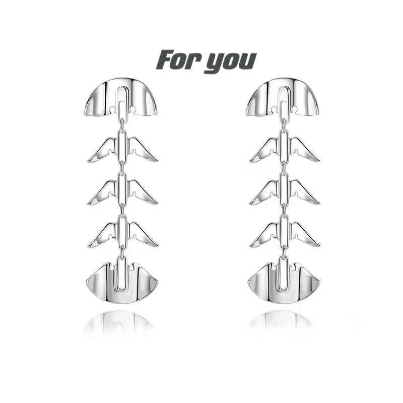 Boucles d'oreilles à pampilles série Sweet Cool Birds, personnalité avancée, couture créative, épingle en argent 925