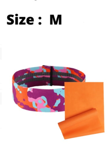 Bande de résistance de couleur camouflage de yoga antidérapante