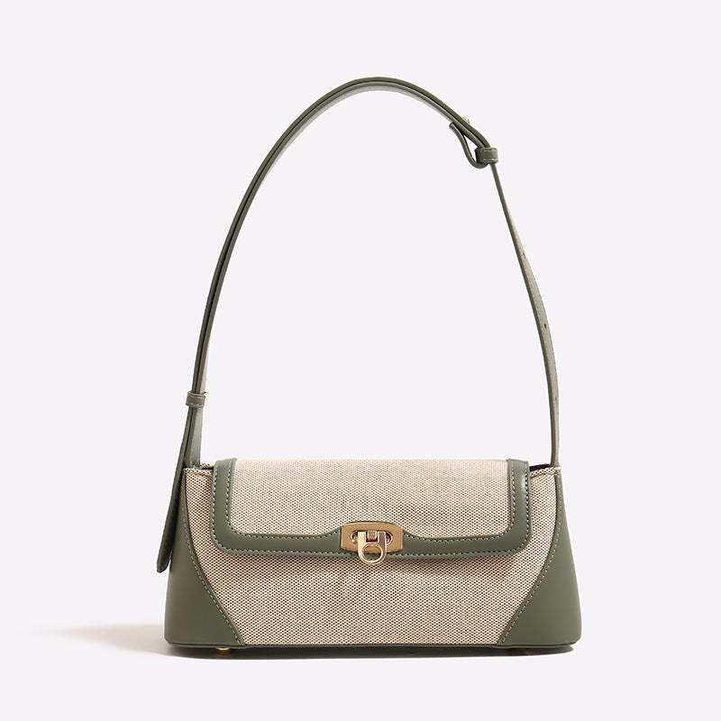 Couleur contrastée nouveau sac à une épaule à la mode pour femmes