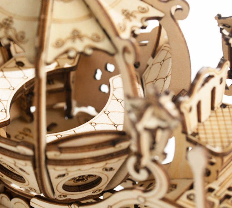 Robotime – chariot citrouille modèle 3D, Puzzle en bois, jouets d'assemblage pour enfants filles, cadeau d'anniversaire et de noël, livraison directe