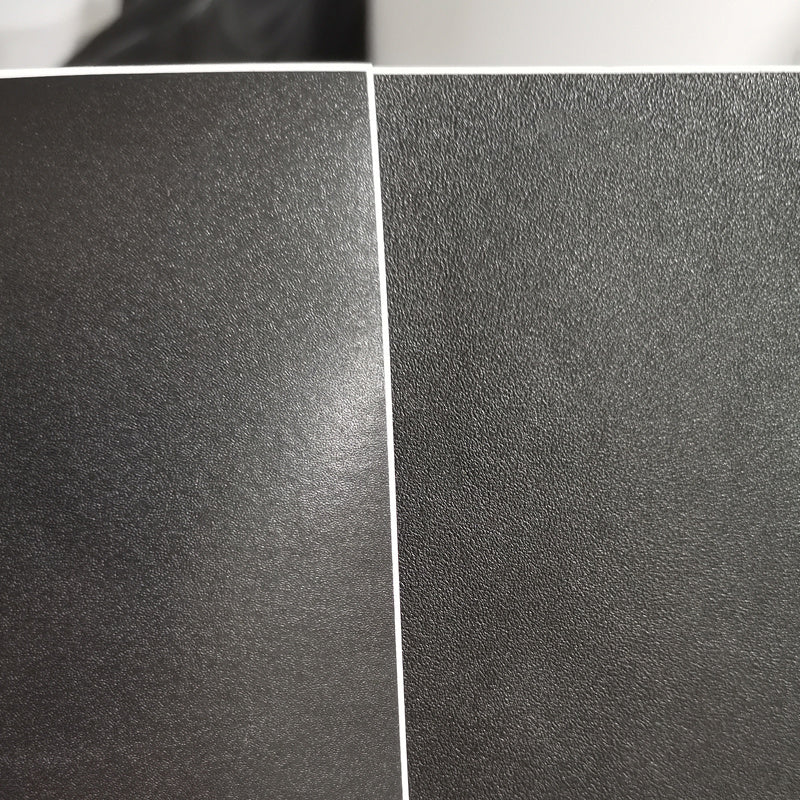 Etiqueta de impresión autoadhesiva de PVC negro mate, pegatina mate A4