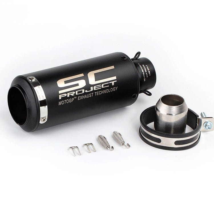 Tuyau d'échappement de baril modifié pour moto