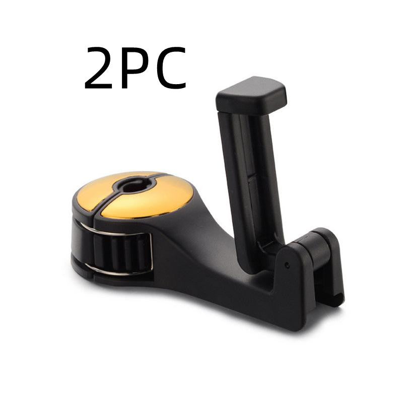 Crochet d'appui-tête de voiture, support de téléphone pour voiture, cintre de voiture pour siège arrière A4 B6, crochet de rangement, support de téléphone, Clip de fixation automatique