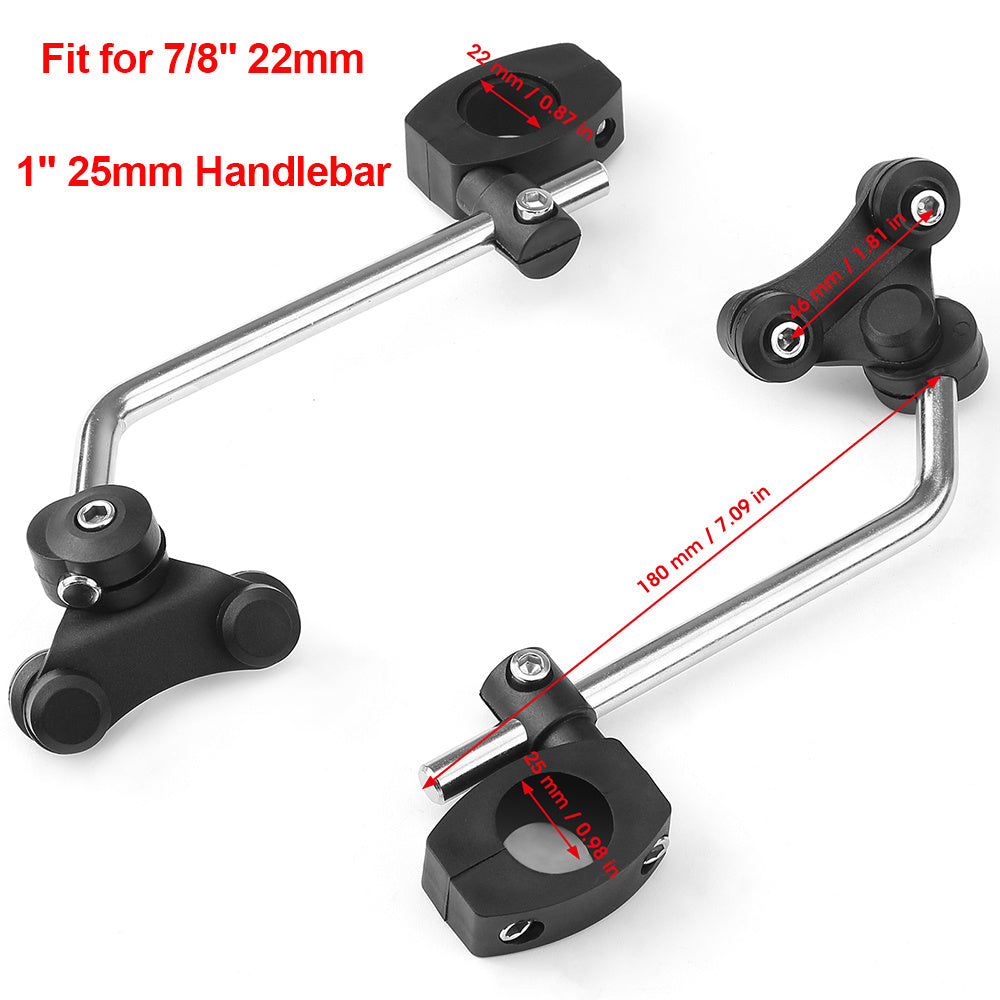 Pare-brise de dérivation de voiture de rue générale pare-brise de moto