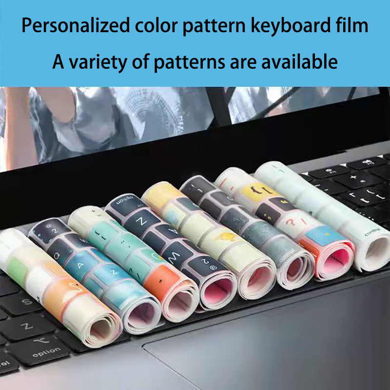 Pequeña Película Protectora Del Teclado Del Ordenador Portátil De Moda Colorida
