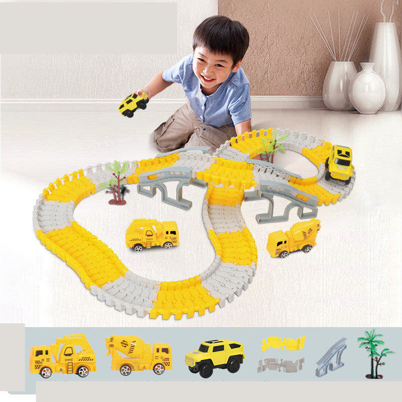 Tong Li Engineering Car Rail Car Jouet Puzzle