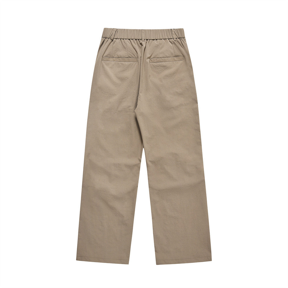 Men Fashion Brands Simple All-match Breathable Comfortable Straight Pants