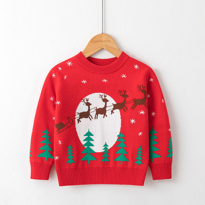 Jerseys navideños de viscosa y algodón para niños