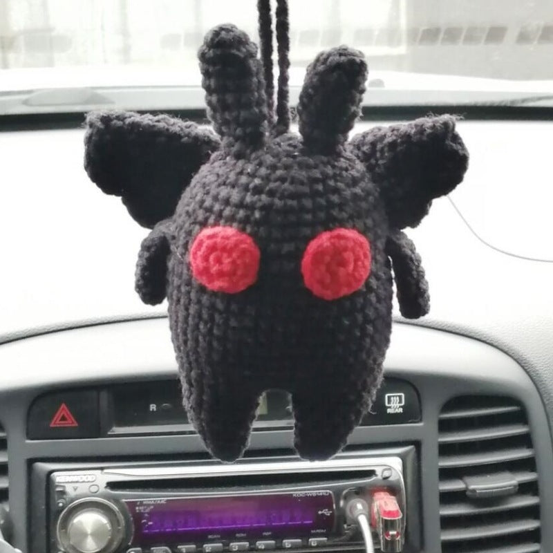 Ornement suspendu en peluche tissé à la main pour automobile