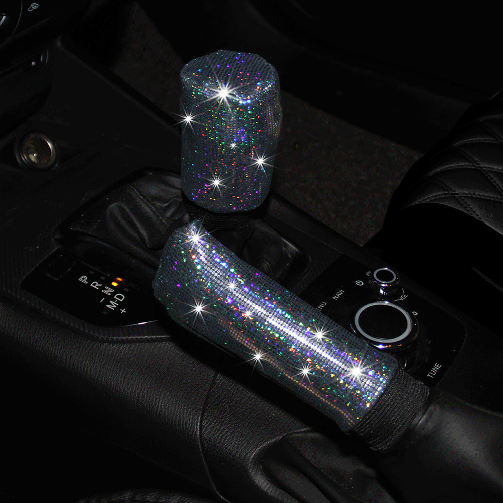 Housse de volant de voiture bronzante colorée sans anneau intérieur, bande élastique, housse de poignée élastique