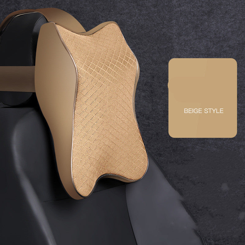 Oreiller Cervical en mousse à mémoire de forme, appui-tête pour siège de conduite de voiture