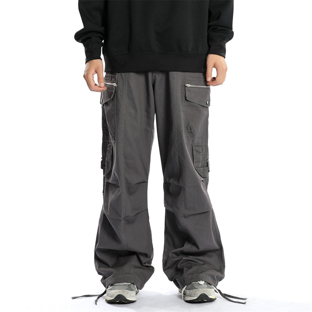 Fashion Work Clothes Casual Straight Trousers Male