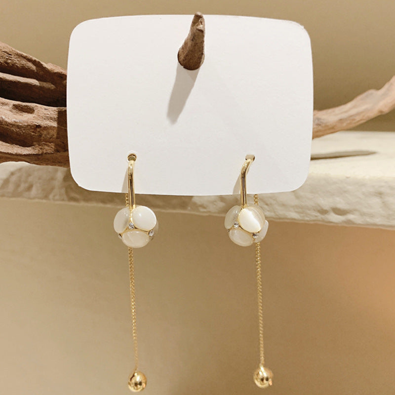 Boucles d'oreilles à pampilles légères et de luxe de haute qualité