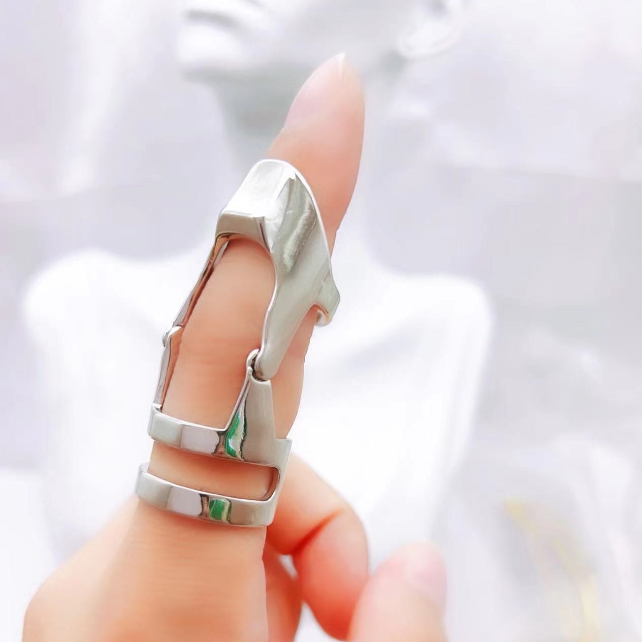 Bague Hip Hop Saibo Punk