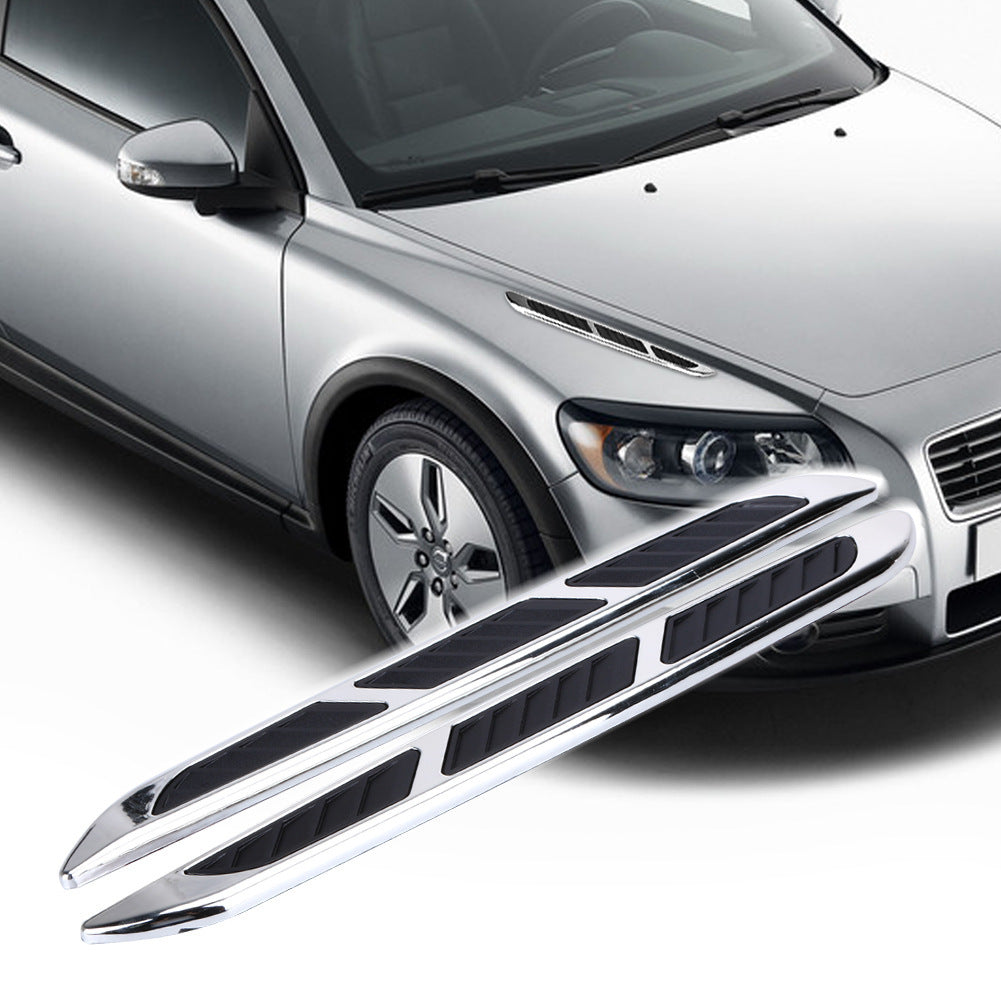 Installation de paire d'autocollants de voiture modifiés pour sortie d'air latérale