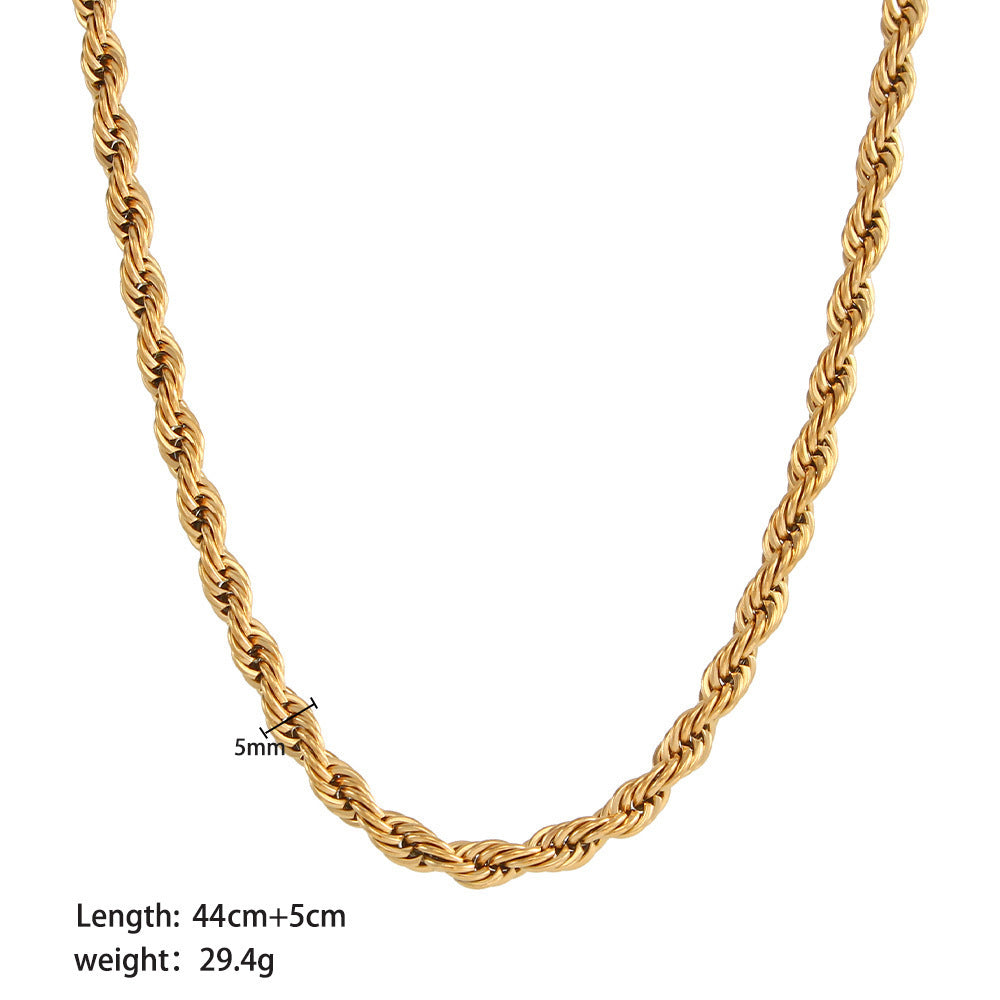 Women's Non-fading Titanium Steel Necklace