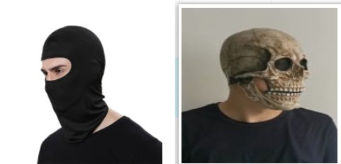 Masque de crâne complet, casque avec mâchoire mobile, squelette 3D, masque d'horreur, Costume de Cosplay pour adultes