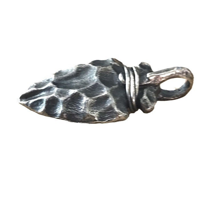 Retro 925 Silver Antique Finish Personality Boat Anchor Head Pendant