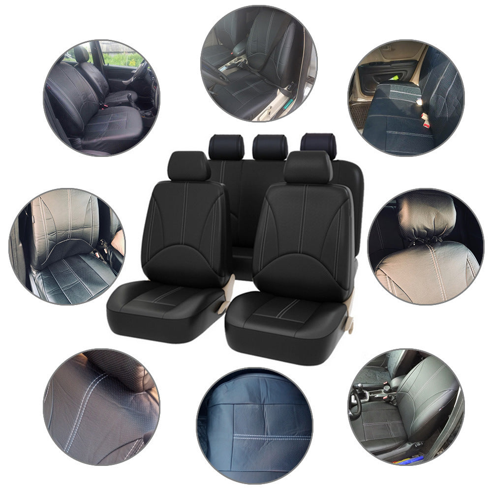 Housse de siège de voiture en cuir artificiel pour toutes les saisons