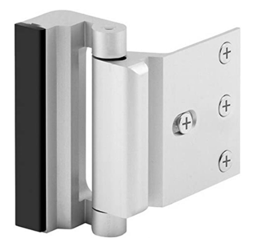Serrure renforcée de porte de sécurité pour enfants, avec charnière d'arrêt de 3 pouces en alliage d'aluminium, serrure de nuit améliorée