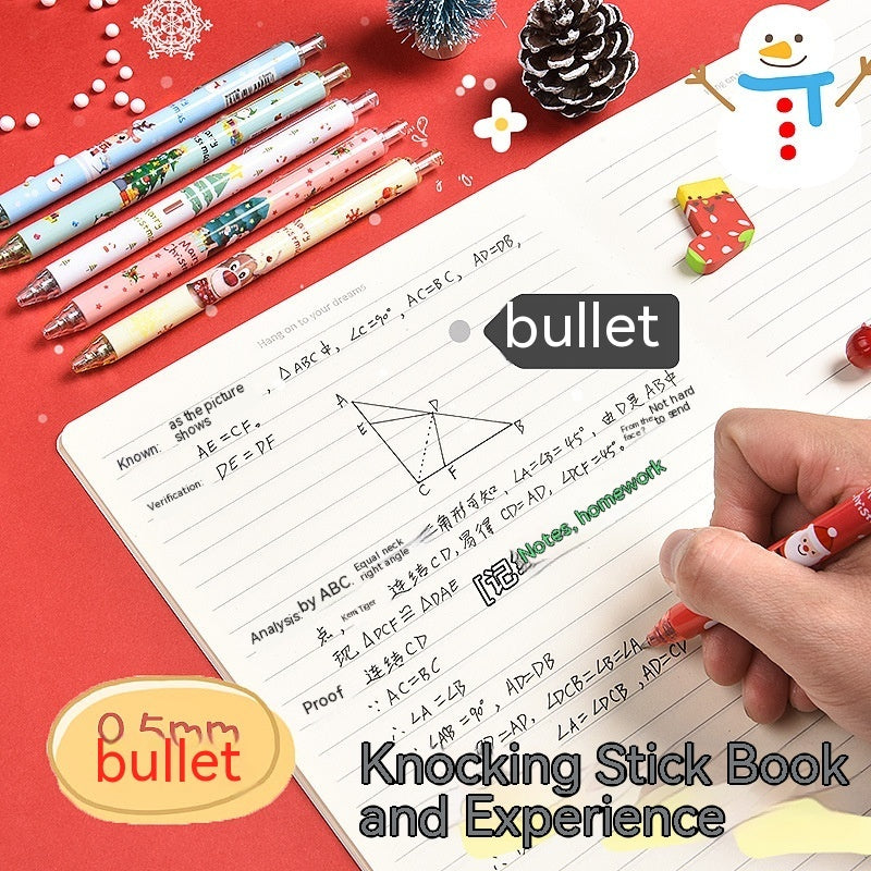 Stylo Gel à pression pour cadeau de récompense de noël, stylo à bille, Signature