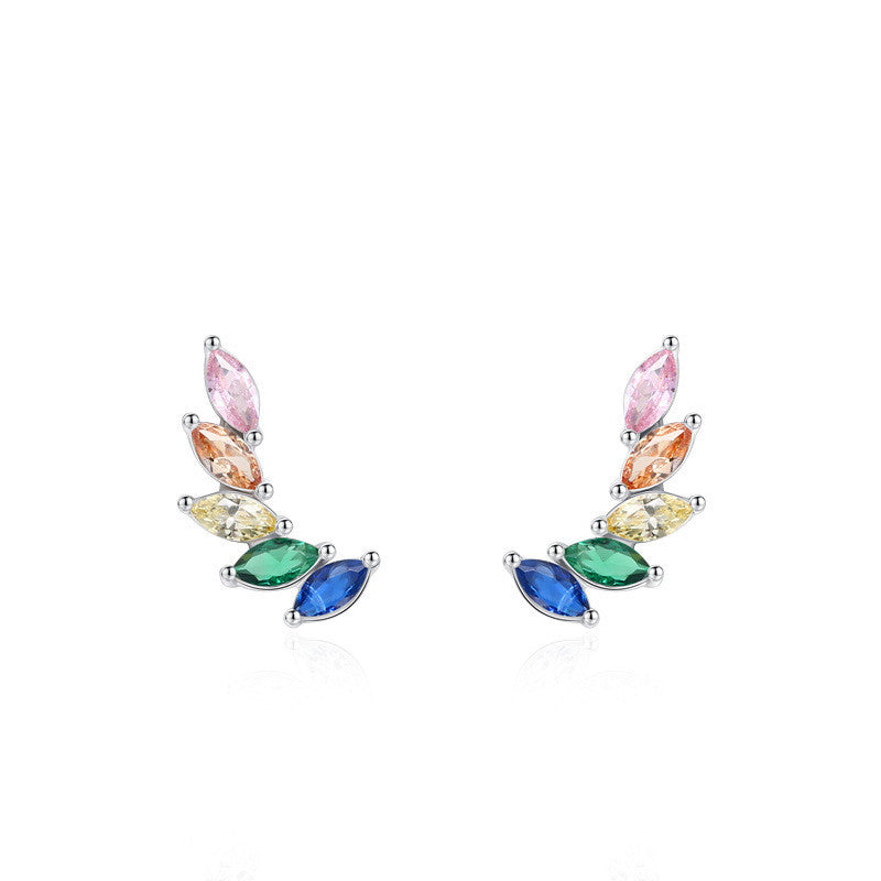 Angel Wings Rainbow Earrings Female