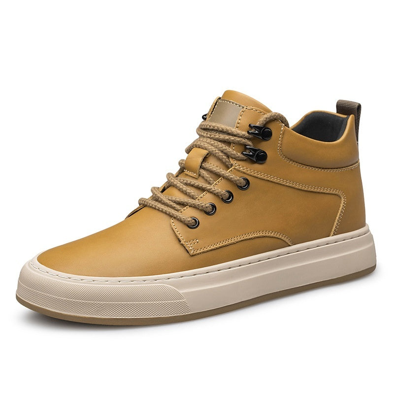 Zapatos de hombre Zapatos de aumento de altura invisibles casuales de moda británica