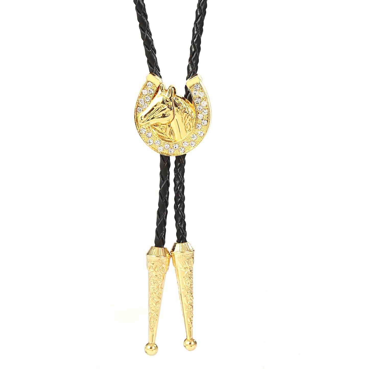Celtic Pattern Turquoise Agate Bolo Tie