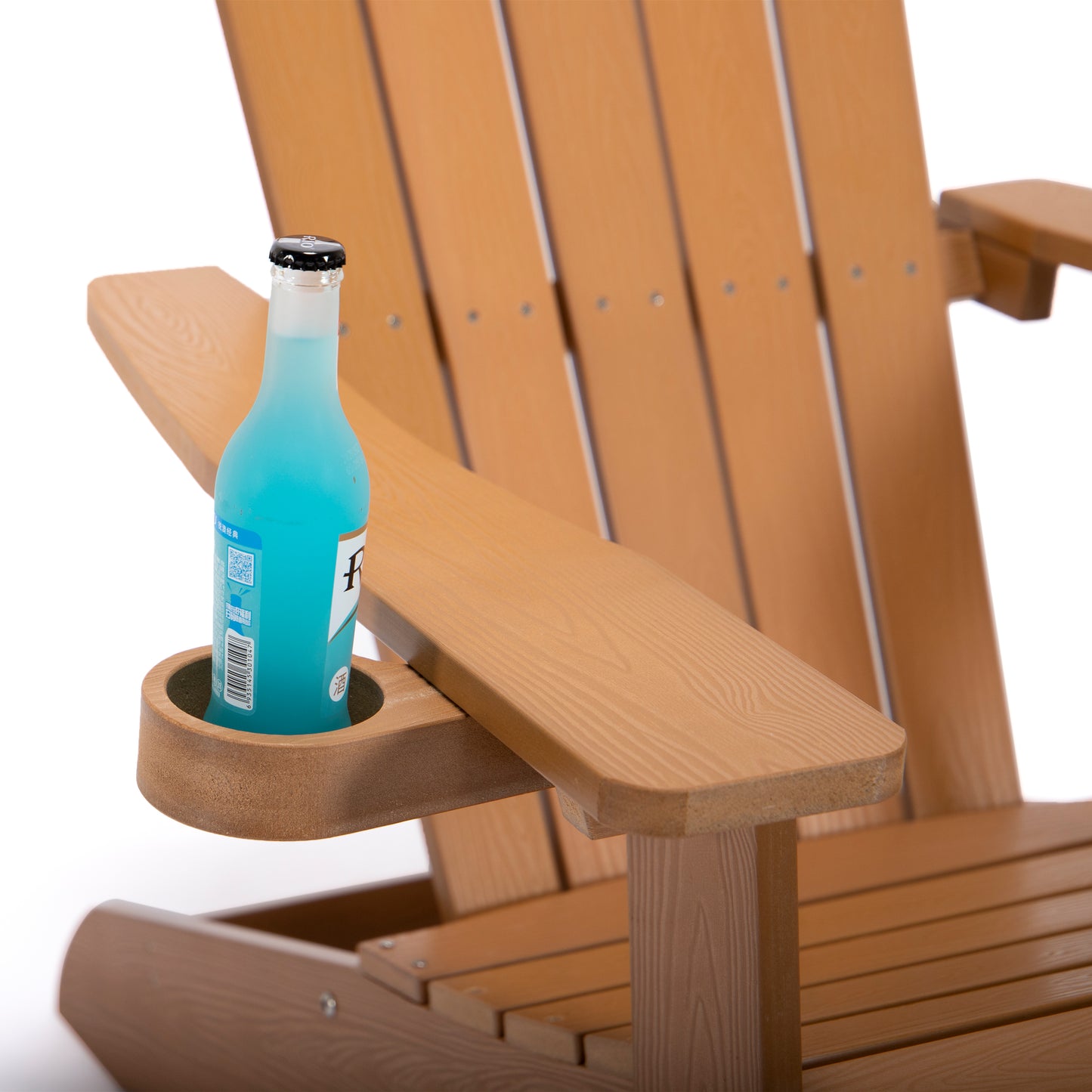 TALE Silla Adirondack Muebles de exterior para patio trasero Asientos pintados con portavasos Plástico resistente a todo tipo de clima y a la decoloración Prohibición de madera Amazon