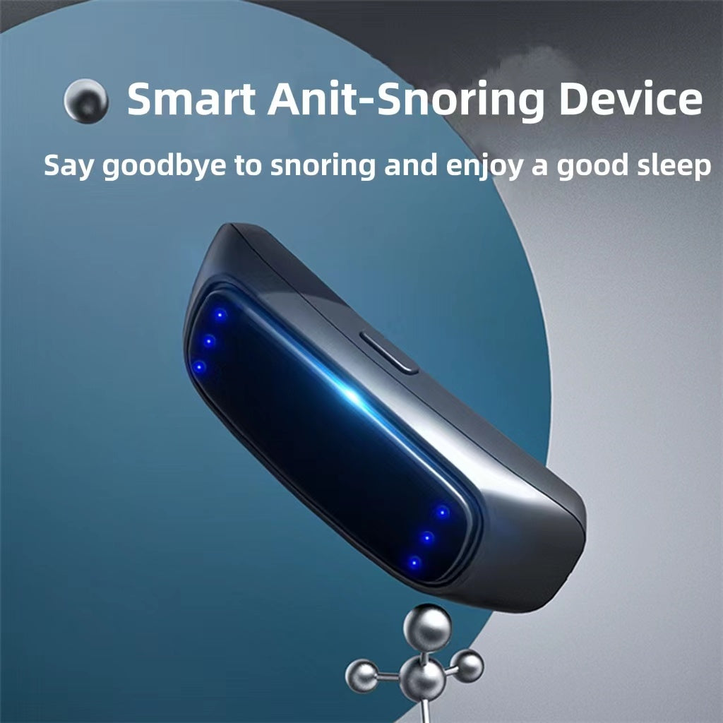 Dispositif Anti-ronflement intelligent EMS, Solution efficace pour arrêter le ronflement, aide au sommeil, réduction du bruit, stimulateur musculaire Portable